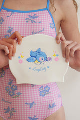 [Bloom Stitch_pink] One Piece Swimsuit