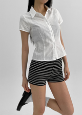 [MADE] Mared Ringkle Short Sleeve Shirt