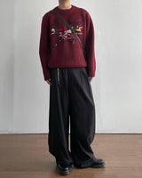 Christmas Embroidery Knit