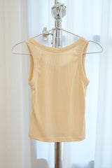 Basic Ribbed Sleeveless (Yellow)