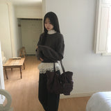 Posol Basic Short Round Knitwear