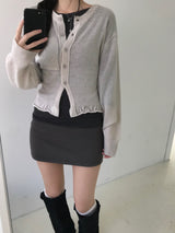 Mohair Backless Cardigan (3 colors)