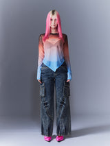 Sunset Tribal Mesh T-Shirts