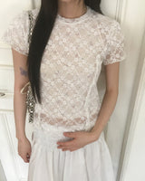 Beurep Flower Crop Short-Sleeved T-Shirt