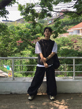 スワンナイロンカーペンターパンツ 3C