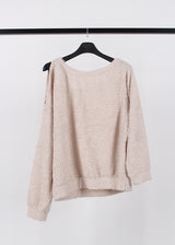 PUFFY CUTOUT KNIT