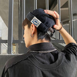 On the Moment Original Denim Watch Cap C4 BLACK