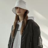 Basic Logo Bucket Hat White