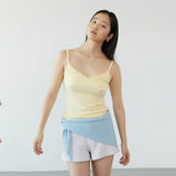 Ruffle bra top_yellow