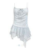 Celine Ruffle Ribbon Sleeveless
