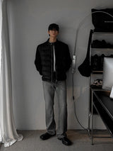 [Duck Down] ASCLOマッスルフィットパッドバイカージャケット (2color)