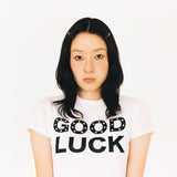 GOOD LUCK TEE WHITE
