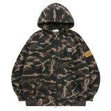 ジヌカモフリース2WAYフードジップアップ (UNISEX)