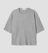 No.1293 クロップワッフルハーフTシャツ (4color)