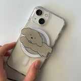 [Magsafe tok] yeowhi 子犬モチーフ グリップトック