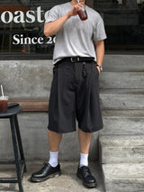 フォールドクロップロールアップ半袖Tシャツ