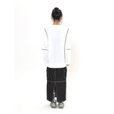 Sports Dept Logo Piping Nylon Pullover - White