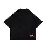 PEANUT STAIN - Poop ブラック ボクシー Tシャツ