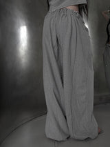 low-rise ring pants (2color)