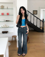 Zesty Cargo Bootcut Denim Pants