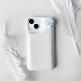 [MADE] white star wings dots case