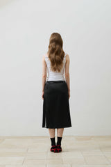COS TWISTED SHIRRLING TOP / WHITE