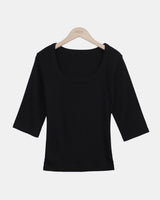 Luhel Round-Neck 7-Sleeve T-Shirt