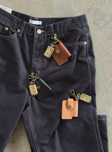 Clark Leather Keyring