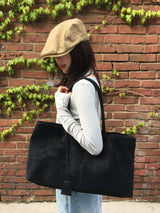 Suede square bag (3color)