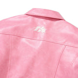 HADES PINKIE CREW LEATHER JACKET