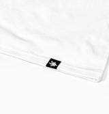 O ロゴTシャツ - ホワイト+ブルー