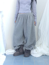Fingerhole line hooded half zipup
