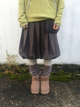 soft tulip pleats skirt