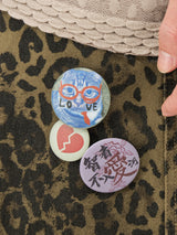Matte badges