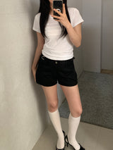 オリバーボタンポイント半袖Tシャツ