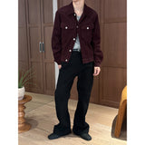 [F/W] ウエスタンセミクロップコーデュロイジャケット(3color)