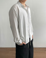 Code Seersucker Stripe Shirt