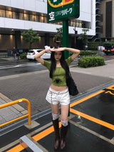 Downtown Low Rise Denim Shorts
