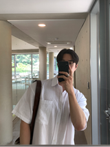 Cool Basic Semi-Over Short Sleeve Shirt