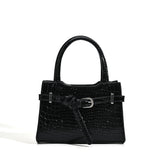 Mini Buckle Square Lock Tote Shoulder Bag