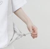(Unisex) ポスティストリングカラーリングTシャツ