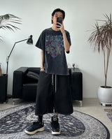 Beane Eyelet Bermuda Denim Pants