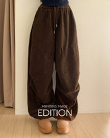 [MADE] Leaven Corduroy Banded Waist Pants