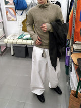 No.1397 diagonal zipper WM hood T (3color)
