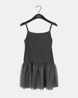 Niall Chiffon Frilled Layered Sleeveless Dress