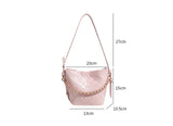 Classic Tweed Quilted Chain Bag - A must-have tweed shoulder bag for formal looks
