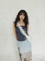 CHIFFON SHIRRING BAG (4COLORS!)