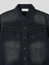 [SET UP가능] Heavy western pocket shirts(2color)