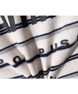 LB Stripe Simple Logo Washed Tee (Ivory)