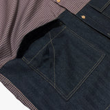 switch panel check shirt_black